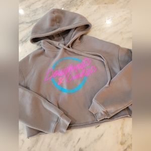 Doughnuts and deadlifts crop hoodie